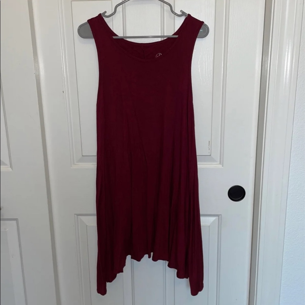 Decree Maroon Dress - Size Large - Gently Used